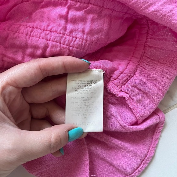 Free People Chloe Top Hot Pink XS - Picture 5 of 9